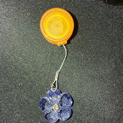 Sale Photo Thumbnail #858: Swarovski Crystal Flower Phone Charm