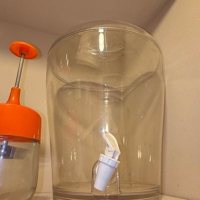 Sale Photo Thumbnail #1193: Vintage Clear Acrylic Beverage Dispenser