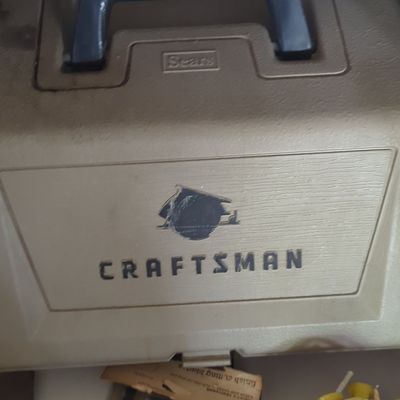 Sale Photo Thumbnail #753: Vintage Craftsman Circular Saw with Carrying Case