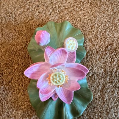 Sale Photo Thumbnail #711: Lenox Sacred Lotus Fine Porcelain Figurine