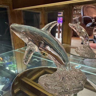 Sale Photo Thumbnail #320: Waterford Crystal Humpback Whale Figurine