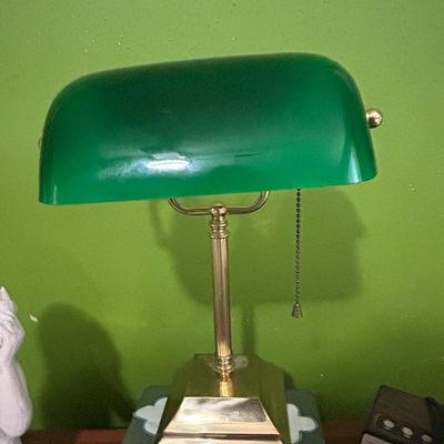 Sale Photo Thumbnail #442: Banker's Desk Lamp