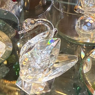 Sale Photo Thumbnail #499: Swarovski Silver Crystal Swan Figurine