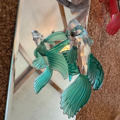 Sale Photo Thumbnail #323: Swarovski Crystal Siamese Fighting Fish