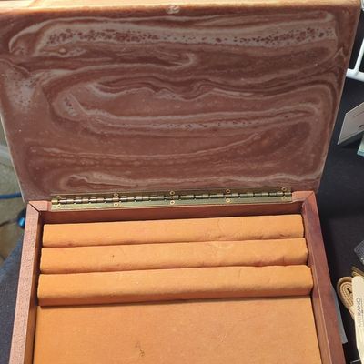 Sale Photo Thumbnail #569: Vintage Dante Incolay Stone Jewelry Box
