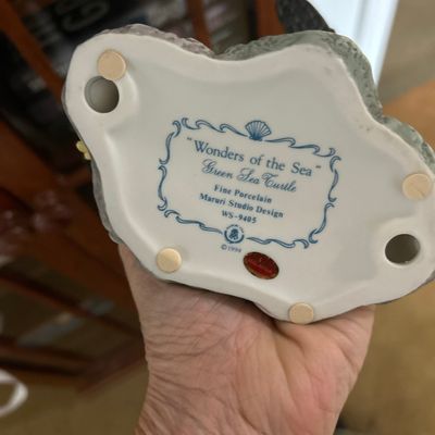 Sale Photo Thumbnail #1125: Wonders of the sea.  Porcelain