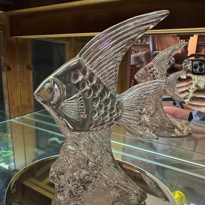 Sale Photo Thumbnail #749: Mikasa Lead Crystal Angel Fish Figurine