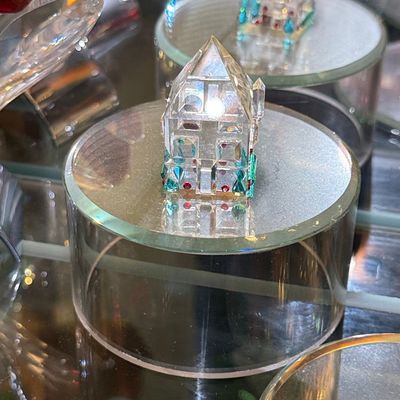 Sale Photo Thumbnail #638: Swarovski Crystal City House Figurine