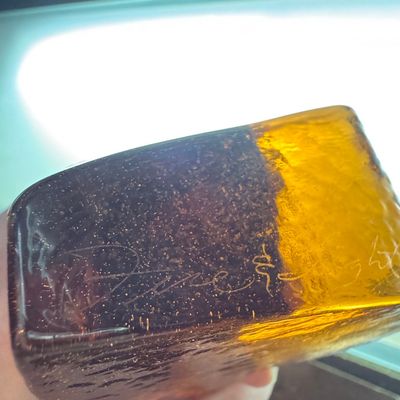 Sale Photo Thumbnail #125: Oiva Toikka for Iittala Glass Heart Paperweight