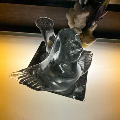 Sale Photo Thumbnail #51: Baccarat Crystal Bird Figurine