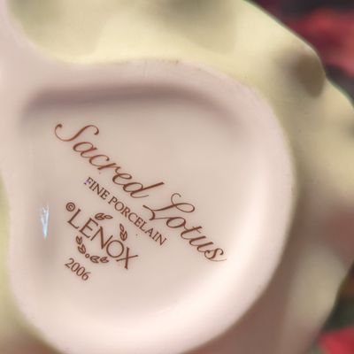 Sale Photo Thumbnail #648: Lenox Sacred Lotus Fine Porcelain Figurine