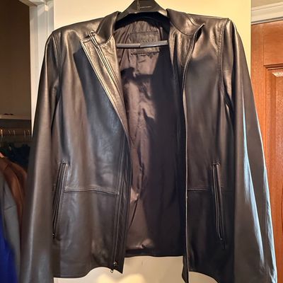 Sale Photo Thumbnail #428: Murano Black Leather Jacket