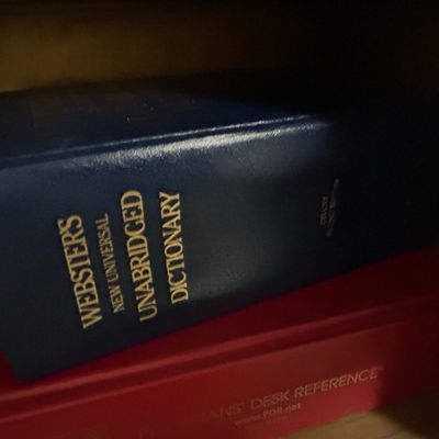 Sale Photo Thumbnail #1249: Webster's New Universal Unabridged Dictionary, Deluxe Second Edition