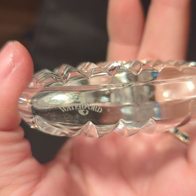 Sale Photo Thumbnail #784: Waterford Crystal Heart Hand Cooler