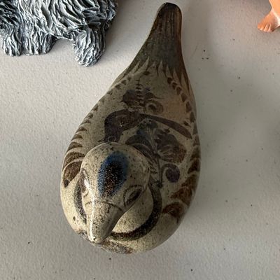 Sale Photo Thumbnail #934: Mexican Tonala Pottery Bird Figurine