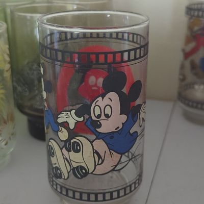 Sale Photo Thumbnail #1238: Vintage Mickey Mouse Club Juice Glass