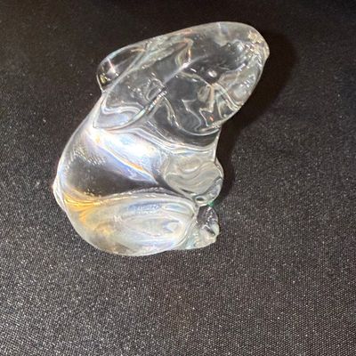 Sale Photo Thumbnail #506: Baccarat Crystal Sitting Bunny Rabbit Figurine