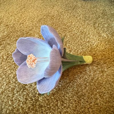 Sale Photo Thumbnail #676: Lenox Garden Flower Collection Crocus Figurine