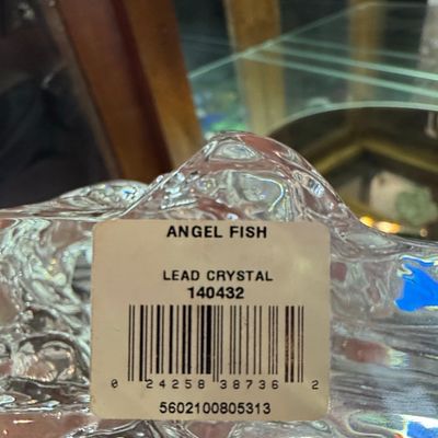 Sale Photo Thumbnail #751: Mikasa Lead Crystal Angel Fish Figurine