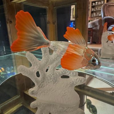 Sale Photo Thumbnail #175: Swarovski Crystal Siamese Fighting Fish