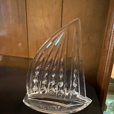 Sale Photo Thumbnail #578: Waterford Crystal Sailboat Figurine