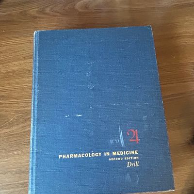 Sale Photo Thumbnail #1054: Pharmacology in Medicine, Second Edition by Victor A. Drill