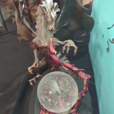 Sale Photo Thumbnail #172: The Dragon of Destiny Crystal Ball by Julie Bell