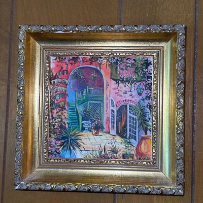 Sale Photo Thumbnail #850: Small Decorative Courtyard Art Print