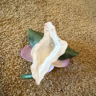 Sale Photo Thumbnail #1094: Vintage Porcelain Pansy Figurine