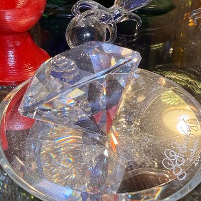 Sale Photo Thumbnail #943: Oleg Cassini Crystal Diamond Paperweight
