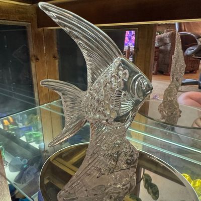 Sale Photo Thumbnail #750: Mikasa Lead Crystal Angel Fish Figurine
