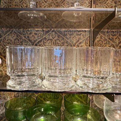 Sale Photo Thumbnail #593: American Glass Prism Pattern Tumblers