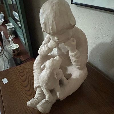 Sale Photo Thumbnail #1183: Vintage Austin Productions 'Bright Eyes' Sculpture 