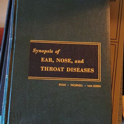 Sale Photo Thumbnail #1130: Synopsis of Ear, Nose, and Throat Diseases, Second Edition (1963)