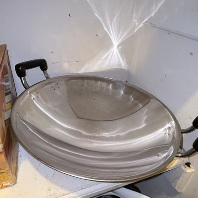 Sale Photo Thumbnail #1109: Stainless Steel Wok