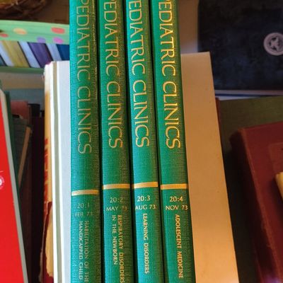 Sale Photo Thumbnail #624: The Pediatric Clinics of North America, 1973 Four-Volume Set