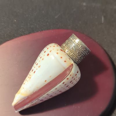 Sale Photo Thumbnail #558: Vintage Conus Shell Perfume Bottle