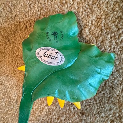 Sale Photo Thumbnail #1019: Jabar Capodimonte Porcelain Sunflower Wall Plaque