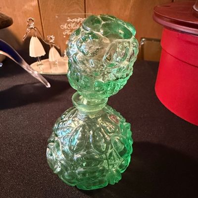 Sale Photo Thumbnail #582: Viking Glass Pineapple Perfume Bottle