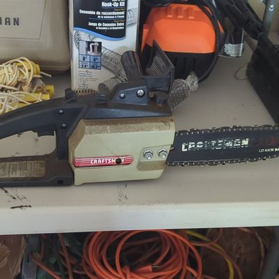 Sale Photo Thumbnail #1118: Vintage Craftsman 10" Electric Chainsaw