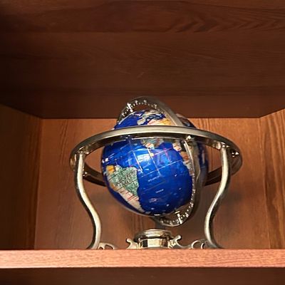 Sale Photo Thumbnail #171: Gemstone Inlaid Decorative World Globe