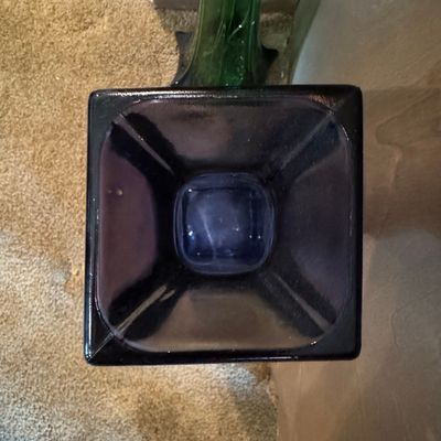 Sale Photo Thumbnail #899: Vintage Sandra Rich Pyramid Glass Vase