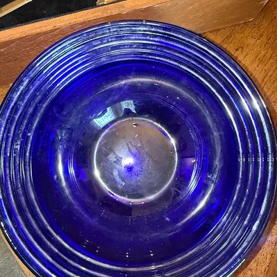 Sale Photo Thumbnail #963: Bormioli Rocco Forum Saphir Cobalt Blue Serving Bowl