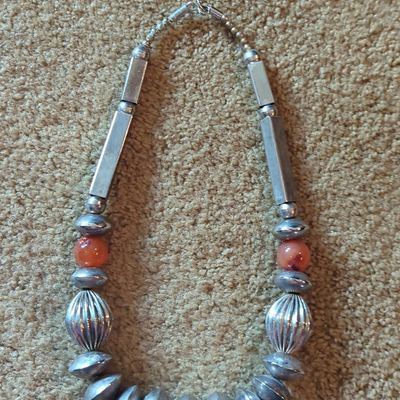 Sale Photo Thumbnail #1064: Vintage Southwestern Style Costume Necklace