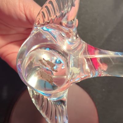 Sale Photo Thumbnail #74: Baccarat Crystal Bird Figurine