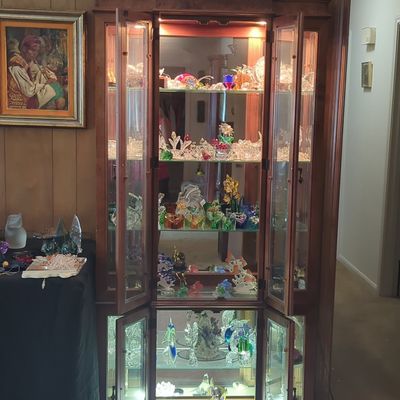 Sale Photo Thumbnail #42: Illuminated Wood Display Cabinet