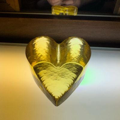 Sale Photo Thumbnail #440: Kosta Boda Heart Paperweight by Kjell Engman