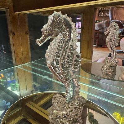 Sale Photo Thumbnail #381: Waterford Crystal Seahorse Figurine