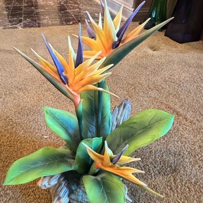 Sale Photo Thumbnail #709: Andrea by Sadek Bird of Paradise Porcelain Sculpture