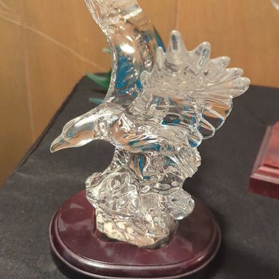 Sale Photo Thumbnail #465: Wonders of the Wild Millennium Eagle Crystal Sculpture